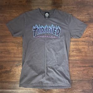 Thrasher Flame Logo Tshirt, Size Small